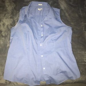 Blue button up shirt